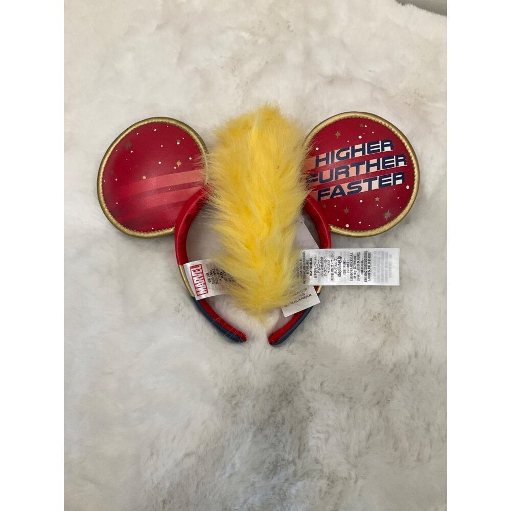 Walt Disney World Marvel Captain Marvel Mouse Ears NEW Adult - Picture 3 of 5